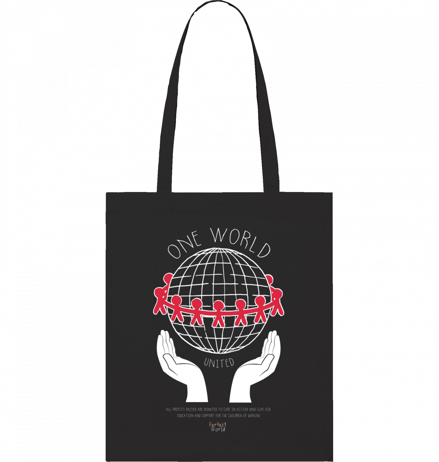 ONE WORLD Organic Tote Bag Black