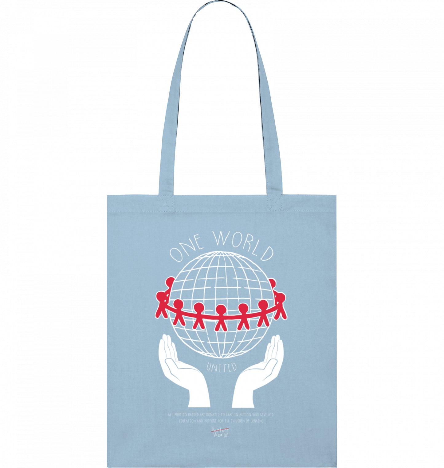 ONE WORLD Organic Tote Bag Blue Soul