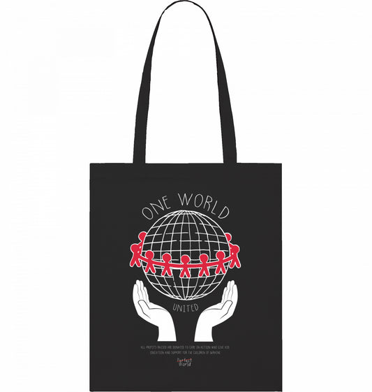 ONE WORLD Organic Tote Bag Black