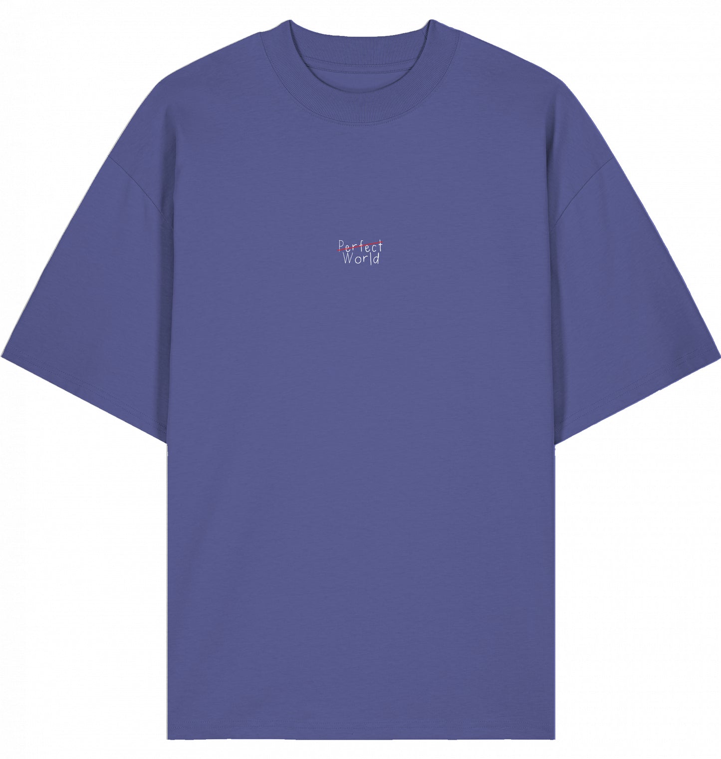 ENDANGERED OCEANS Organic Oversized Shirt Dusk