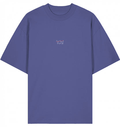 ENDANGERED OCEANS Organic Oversized Shirt Dusk