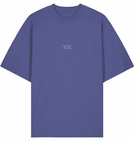 ENDANGERED OCEANS Organic Oversized Shirt Dusk