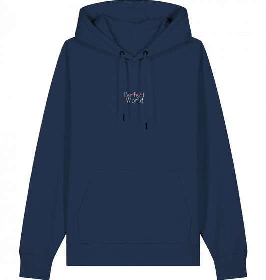 RICH IN LIFE Organic Hoodie French Navy