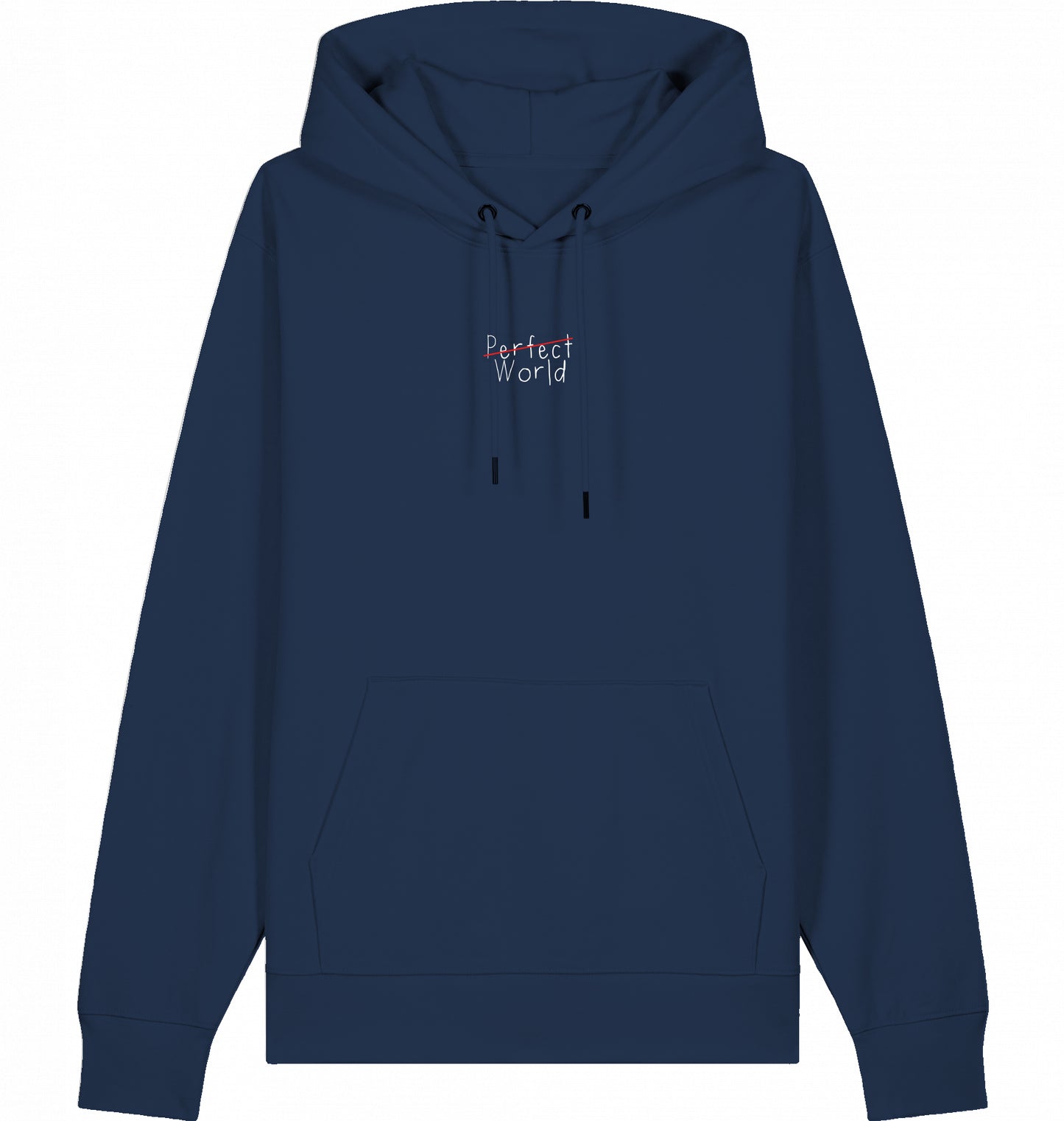 TALK ABOUT IT Organic Hoodie French Navy