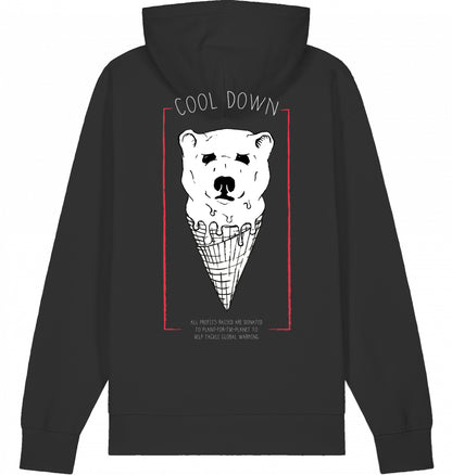 COOL DOWN Organic Hoodie Black