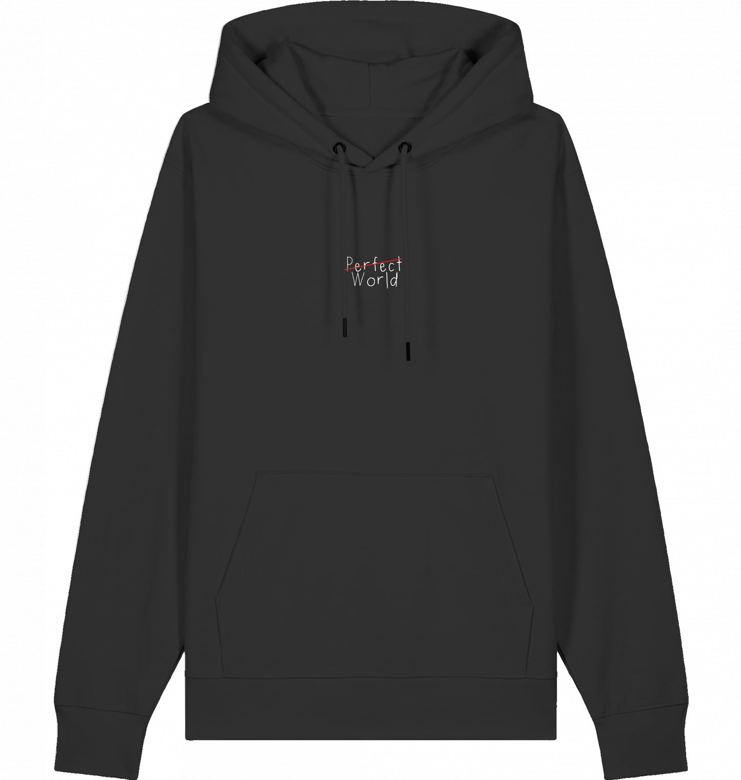 RICH IN LIFE Organic Hoodie Black