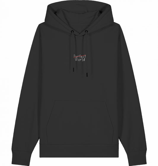 RICH IN LIFE Organic Hoodie Black