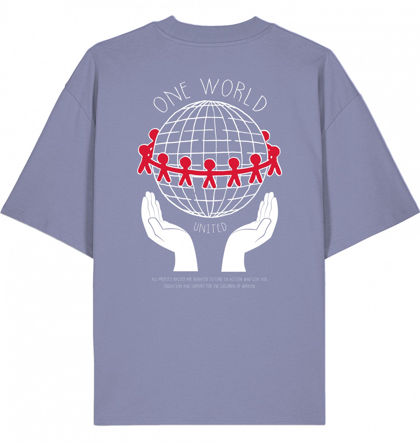 ONE WORLD Organic Oversized Shirt Violet