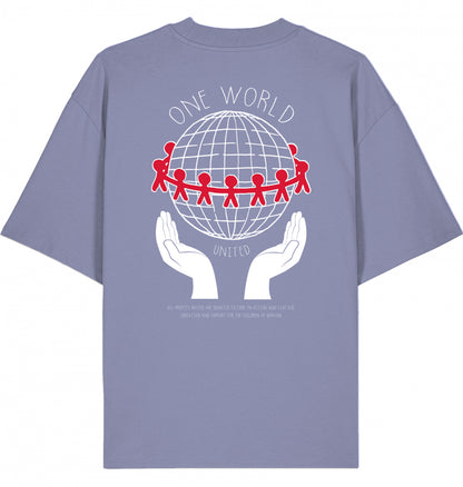 ONE WORLD Organic Oversized Shirt Violet