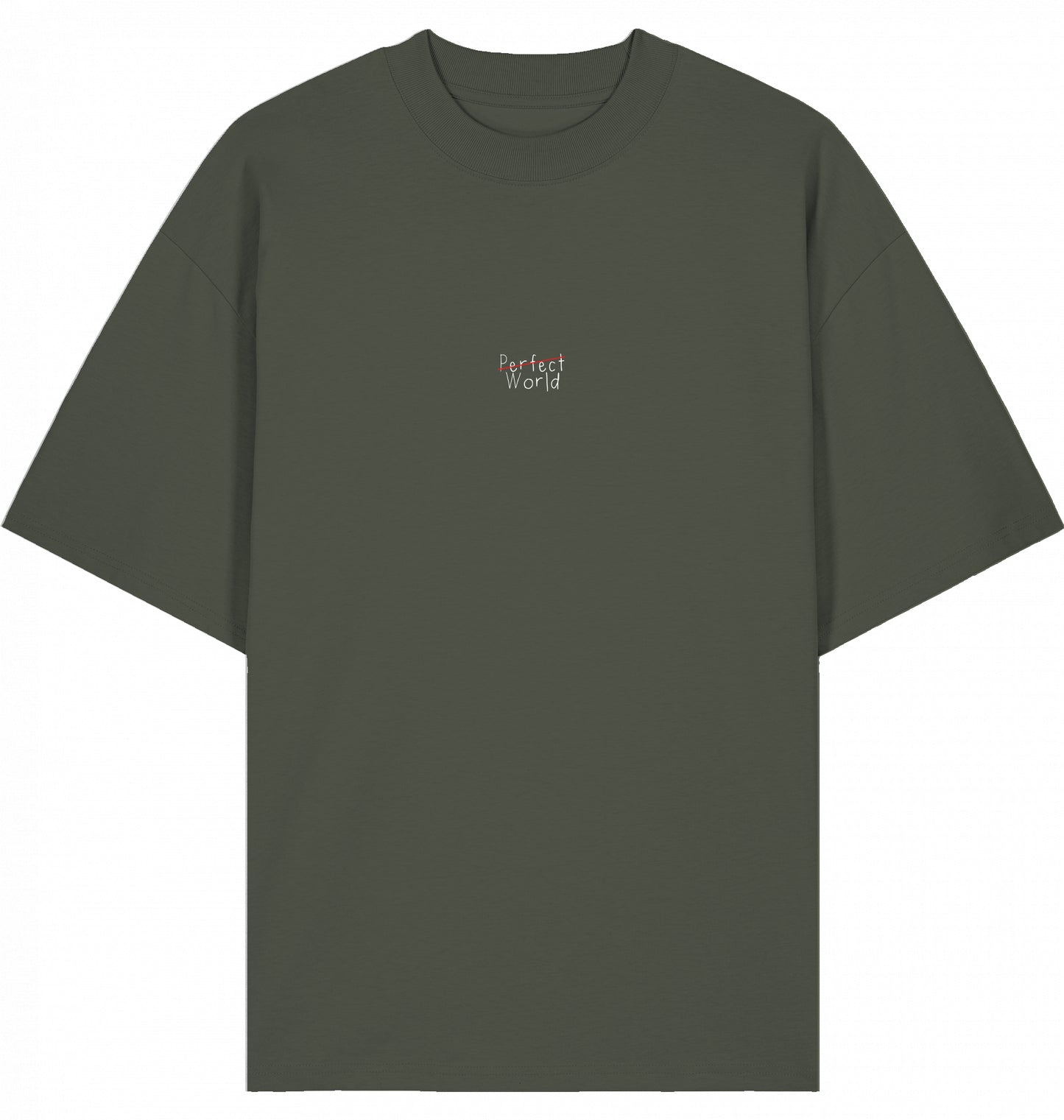 COOL DOWN Organic Oversized Shirt Khaki