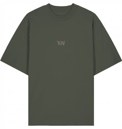 COOL DOWN Organic Oversized Shirt Khaki