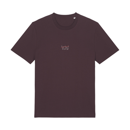 RICH IN LIFE Organic T-Shirt RED BROWN | Stanley&Stella