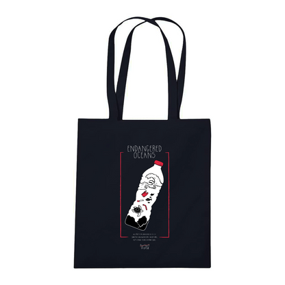 ENDANGERED OCEANS Organic Tote Bag Black