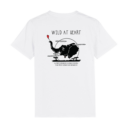 WILD AT HEART Organic T-Shirt White | Stanley&Stella