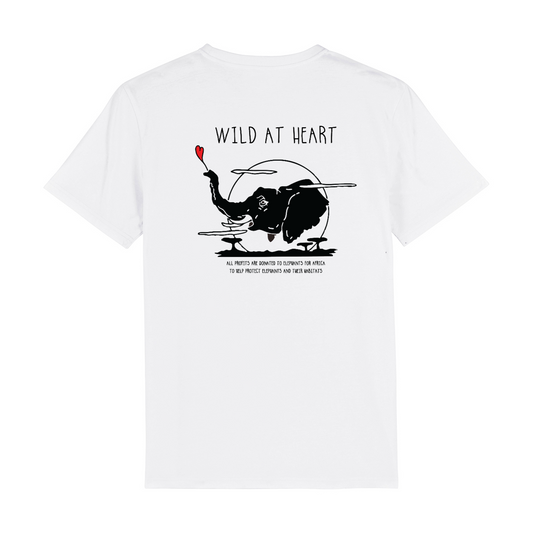 WILD AT HEART Organic T-Shirt White | Stanley&Stella