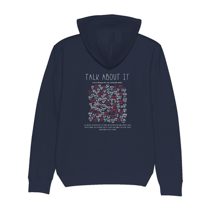 TALK ABOUT IT Organic Hoodie French Navy | Stanley&Stella