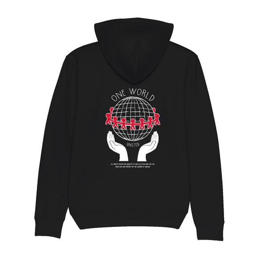 ONE WORLD Organic Hoodie Black | Stanley&Stella