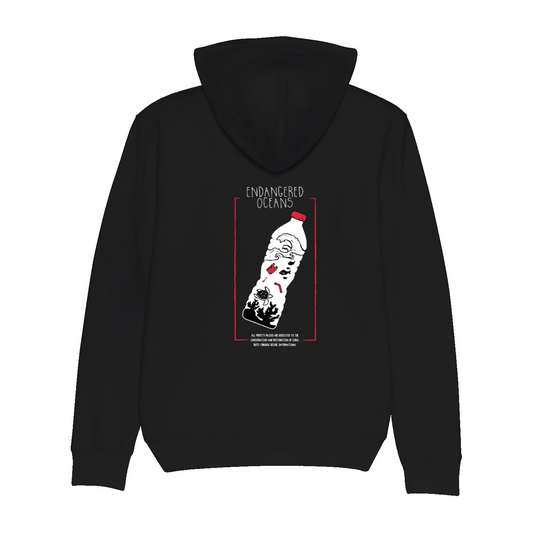 ENDANGERED OCEANS Organic Hoodie Black | Stanley&Stella