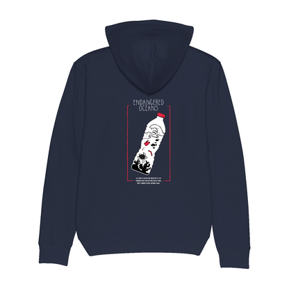 ENDANGERED OCEANS Organic Hoodie French Navy | Stanley&Stella