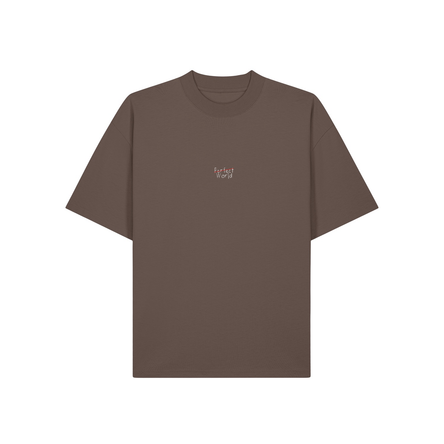 Rich In Life Organic Oversized Shirt Mocha | Stanley&Stella