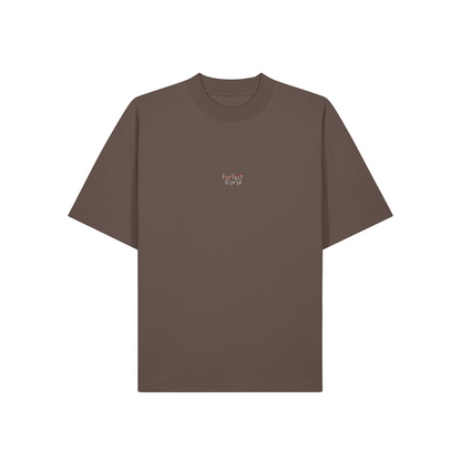 Rich In Life Organic Oversized Shirt Mocha | Stanley&Stella